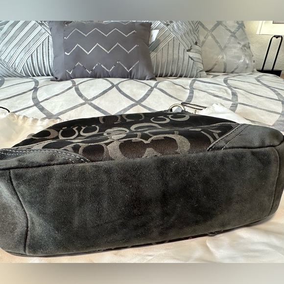 Coach Black Monogram Purse - Picture 5 of 7